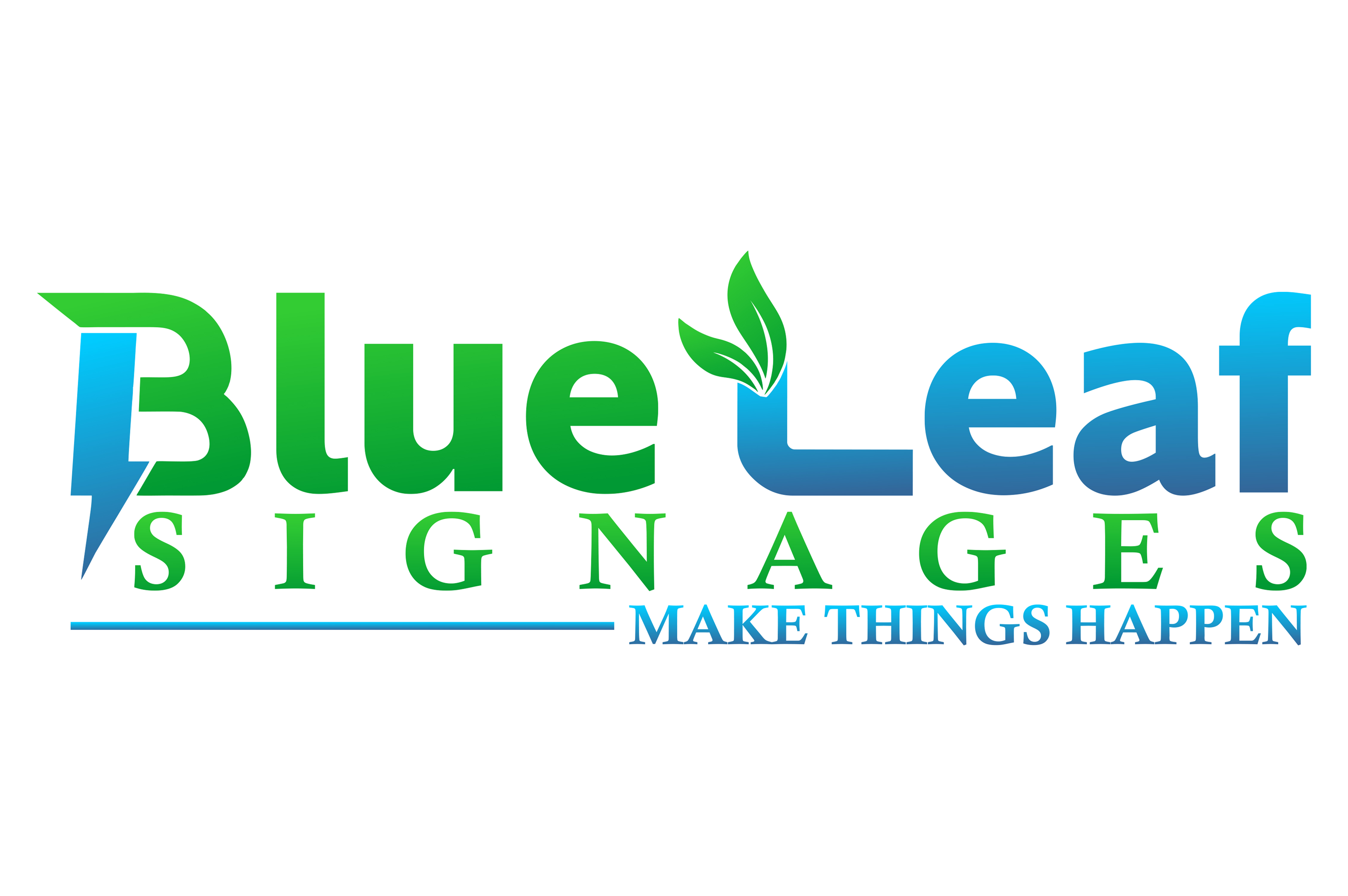 Blue Leaf Signages